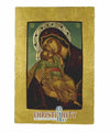 Virgin Mary Glykofilousa - Sweet Kissing (Silver icon - FS Series)-Christianity Art