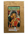 Virgin Mary Glykofilousa - Sweet Kissing (Silver icon - FS Series)-Christianity Art