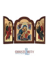 Virgin Mary Glykofilousa - Sweet Kissing (Triptych - TES Series)-Christianity Art