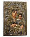 Virgin Mary Ierosolymitissa (Silver icon - G Series)-Christianity Art