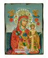 Virgin Mary of Roses (Aged - Silver Halo Icon - SWS Series)-Christianity Art