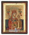 Virgin Mary of Roses (Engraved old - looking icon - S-EW Series)-Christianity Art