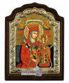 Virgin Mary of Roses (Silver icon - C Series)-Christianity Art