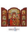 Virgin Mary of Roses (Triptych - TES Series)-Christianity Art