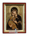Virgin Mary of Vladimir (Engraved icon - S Series)-Christianity Art