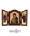 Virgin Mary of Vladimir (Triptych - TE Series)-Christianity Art