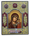 Virgin Mary our Lady of Kazan (Metallic icon - ME Series)-Christianity Art