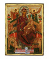 Virgin Mary Pantanassa (Aged icon - SW Series)-Christianity Art