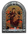Virgin Mary Pantanassa (Metallic icon - MC Series)-Christianity Art