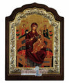 Virgin Mary Pantanassa (Silver icon - C Series)-Christianity Art