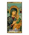 Virgin Mary Perpetual Help (Aged icon - SW Series)-Christianity Art