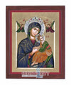 Virgin Mary Perpetual Help (Engraved icon - ES Series)-Christianity Art
