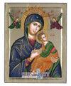 Virgin Mary Perpetual Help (Engraved icon - S Series)-Christianity Art