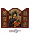 Virgin Mary Perpetual Help (Triptych - TES Series)-Christianity Art