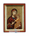 Virgin Mary Portaitissa (Engraved icon - S Series)-Christianity Art