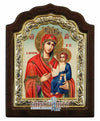 Virgin Mary Portaitissa (Silver icon - C Series)-Christianity Art
