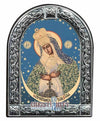 Virgin Mary Praying (Metallic icon - MC Series)-Christianity Art