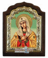 Virgin Mary Praying (Silver icon - C Series)-Christianity Art