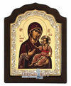 Virgin Mary Vimatarissa (Silver icon - C Series)-Christianity Art