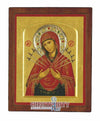 Virgin Mary with 7 Swords (Engraved icon - ES Series)-Christianity Art