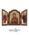 Virgin Mary with 7 Swords (Triptych - TES Series)-Christianity Art