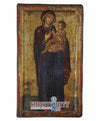 Virgin Mary with Christ (Engraved old - looking icon - S-EW Series)-Christianity Art