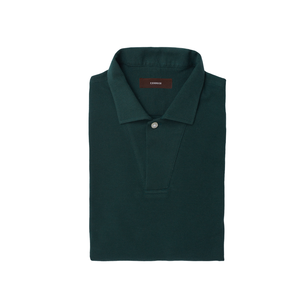 pique polo shirt long sleeve