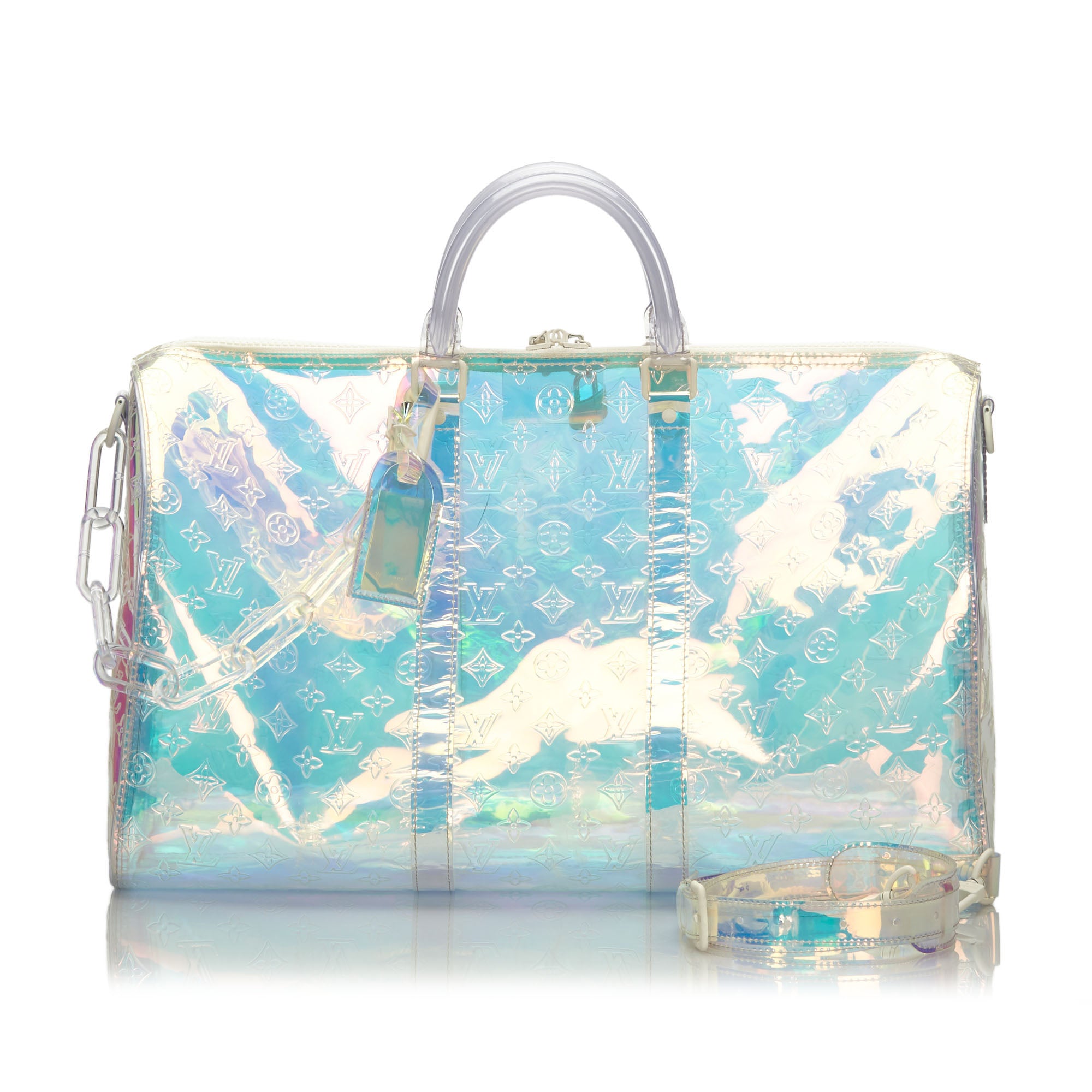 Louis Vuitton 2021 by Virgil Abloh Monogram Prism Keepall