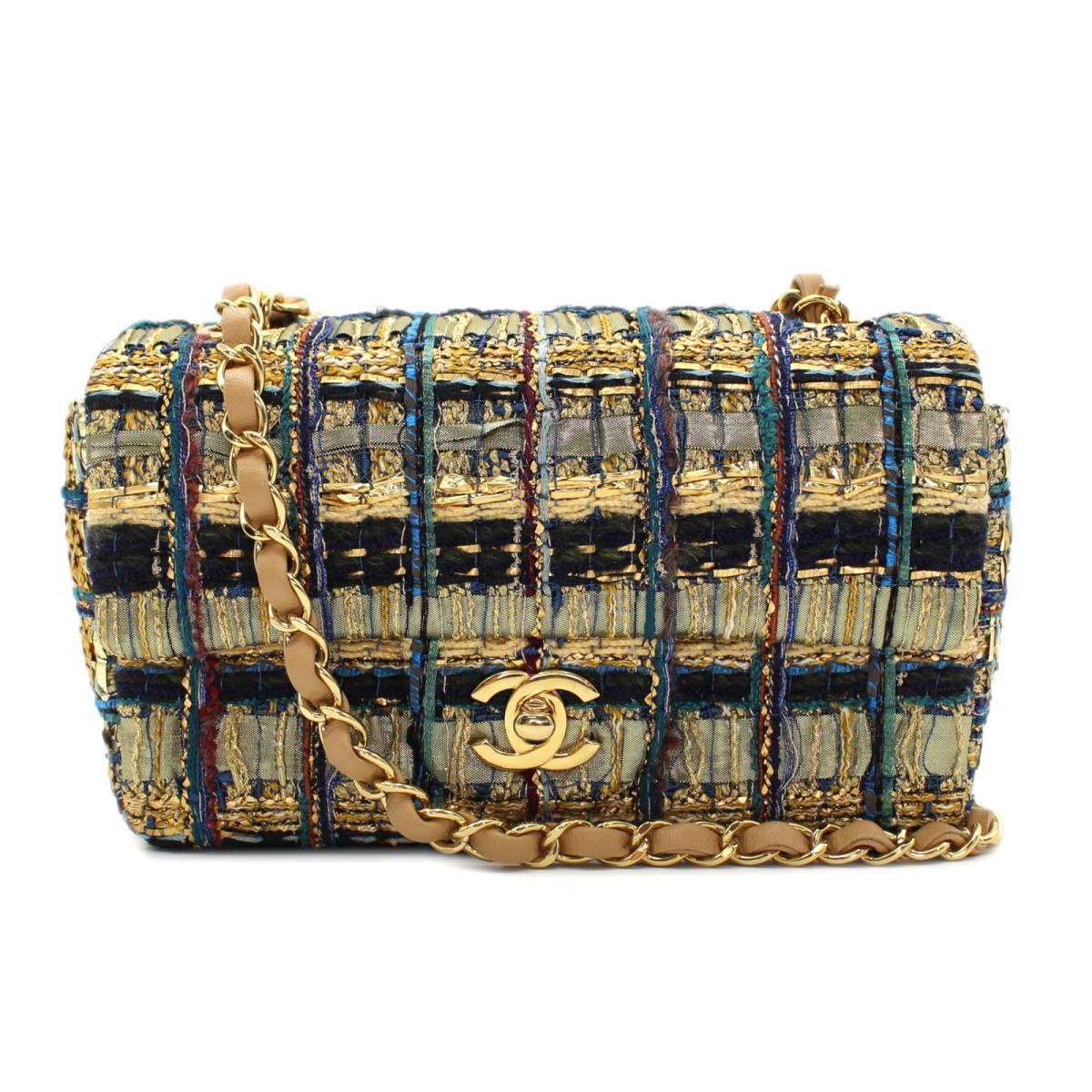 A Tweed Bag Chanel PreOwned 20052006 Tweed Classic Flap Shoulder Bag   12 Vintage Chanel Bags That Are the Ultimate Investment Pieces  POPSUGAR  Fashion Photo 4