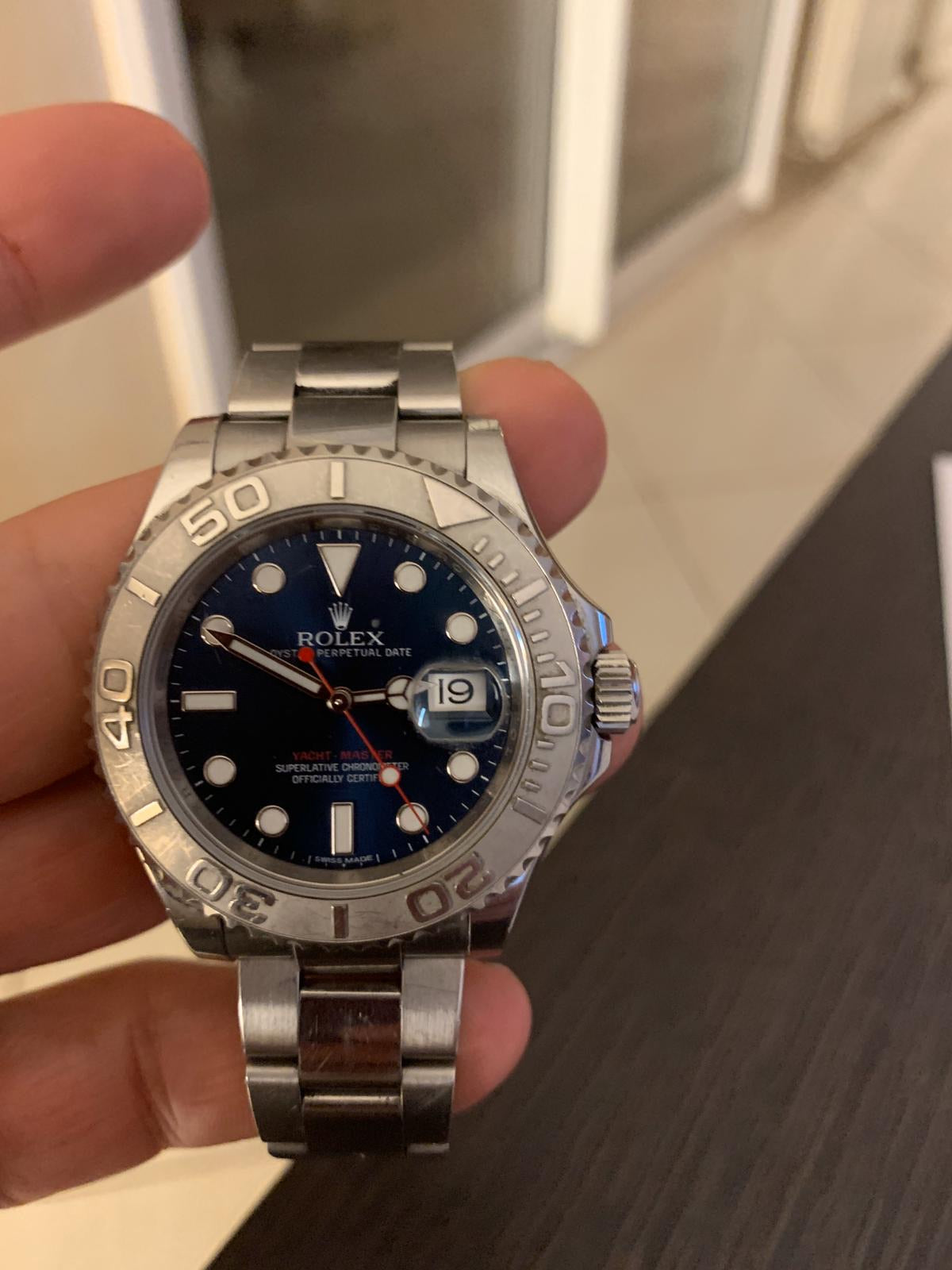 yacht master 40 blue gold