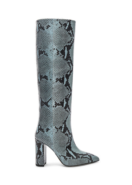 blue python boots