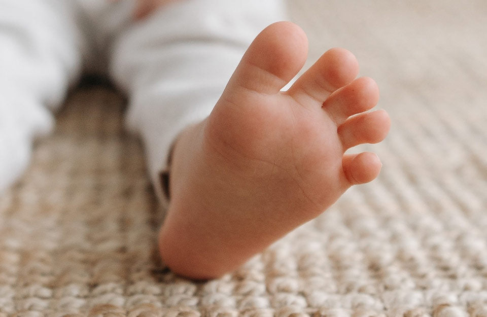 toddlers foot