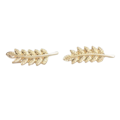 Pattaya Leaf Stud Earrings – ANN VOYAGE