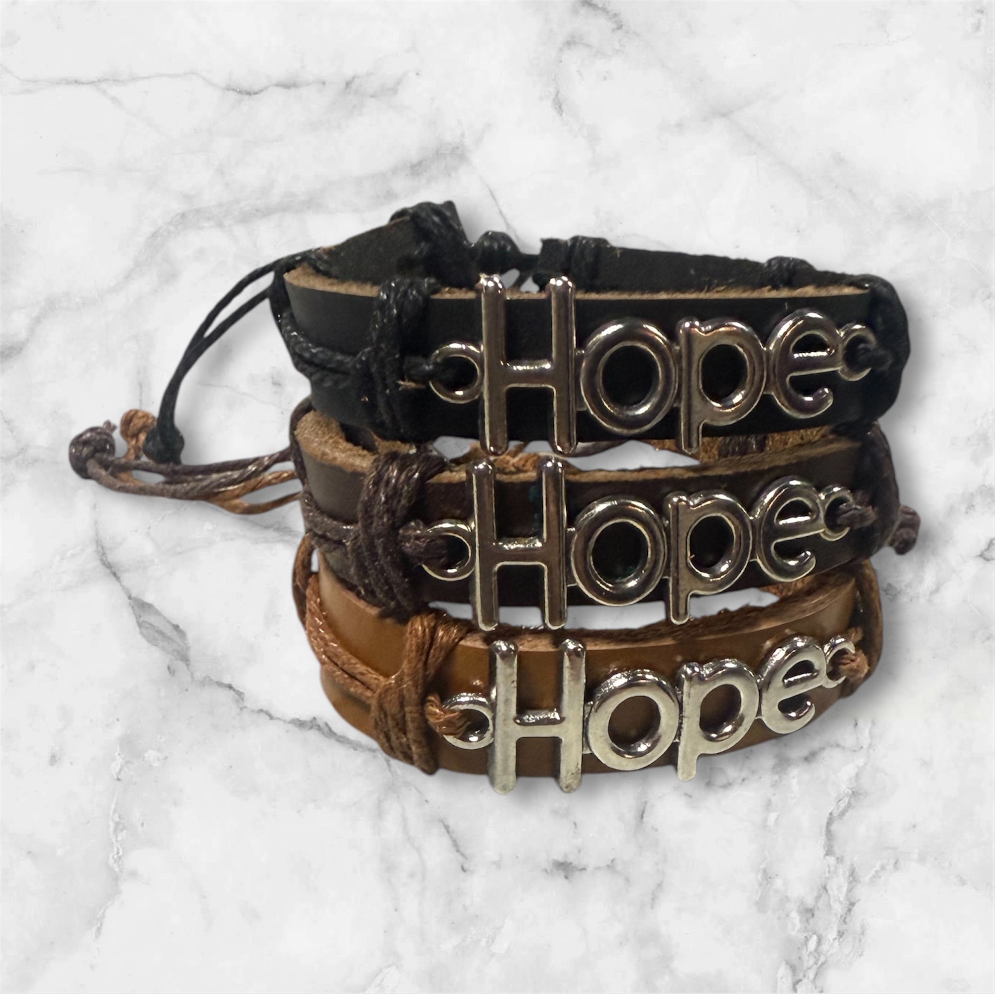 HOPE LEATHER BRACELETS