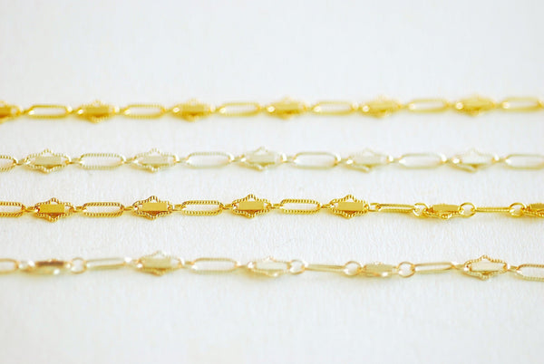 1.5mm Oval Long and Short Flat Chain l Wholesale Jewelry Findings l Pe –  HarperCrown