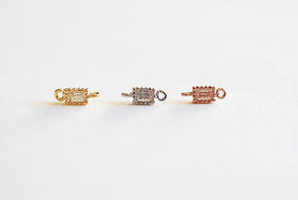 14K Gold Filled Birthstone Connectors, Top Quality CZ 3 mm Bezel Links – A  Girls Gems