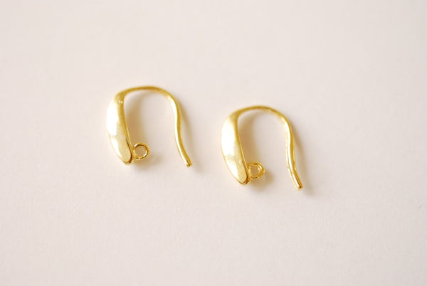 Vermeil, 18k Gold Over 925 Sterling Silver Hook Clasp, Shiny Gold