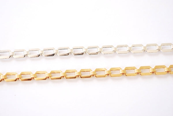 1.5mm Oval Long and Short Flat Chain l Wholesale Jewelry Findings l Pe –  HarperCrown