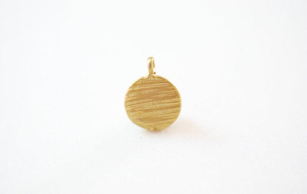 Wholesale Charms - Shiny Vermeil Gold Sea Disc with attached Bail - 18k gold  over 925 sterling silver sea round disc charm pendant, aloha, sand, sea,  tag – HarperCrown