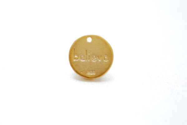 Small Gold Boobs Boobies Breast Disc Round Charm Vermeil 18kk gold pla –  HarperCrown