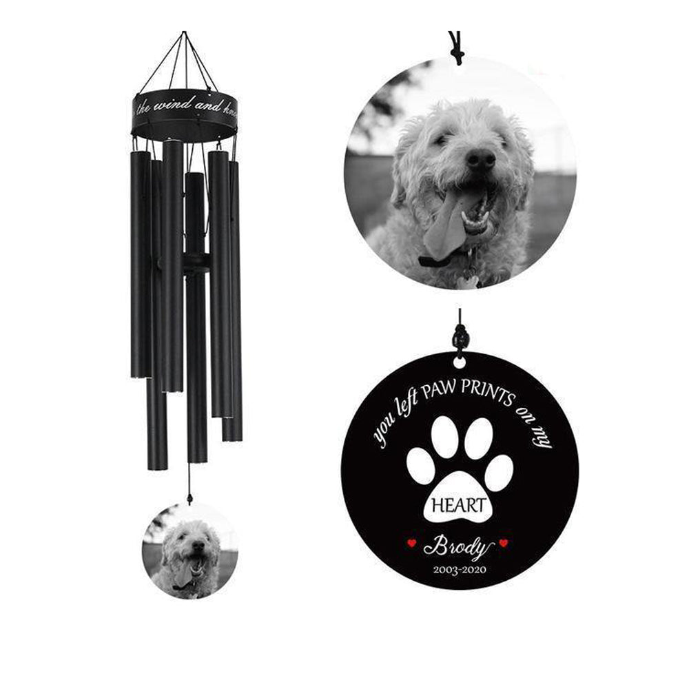 HBlife Pet Memorial Gifts, 32 Pet Memorial Wind Chimes, Dog