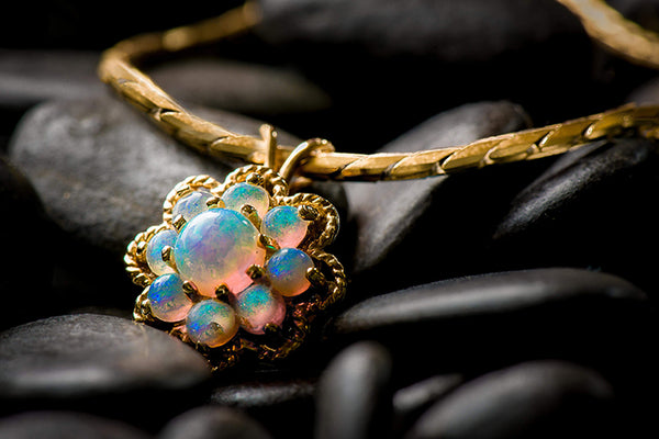 natural opal pendant