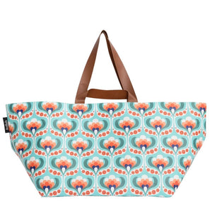 floral beach bag