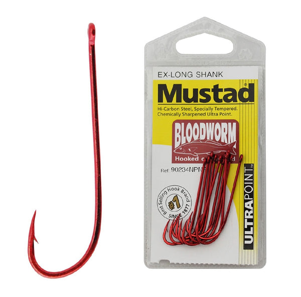 1 Packet of Mustad 10829NPBLN Big Gun Chemically Sharp Fishing Hooks