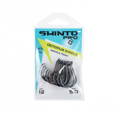 Shinto Pro Octopus Circle Black Nickel Hook Bulk Packs