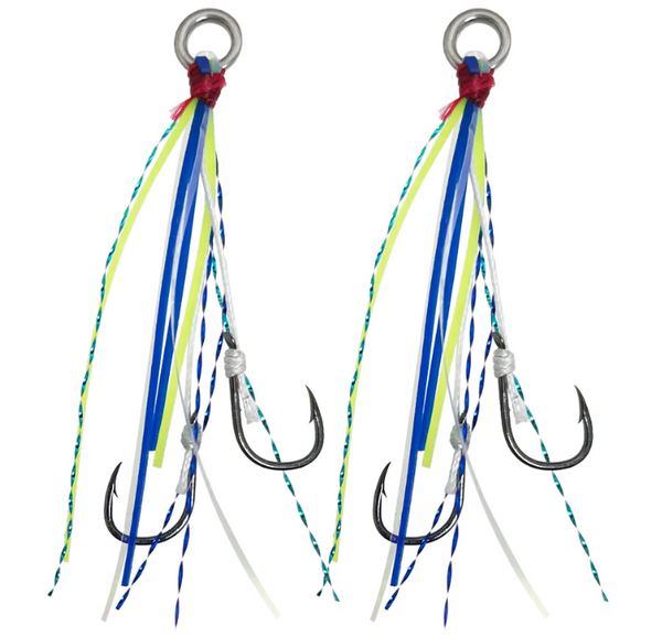 Shinto Pro Micro Assist Hooks Offset Double - Scrubby