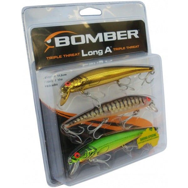 Bomber Long A Gold Lures - 3 Pack – Tackle World Mackay