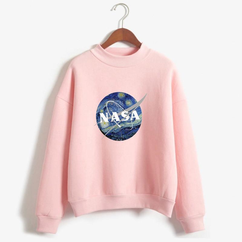 nasa sweatshirt pink and blue