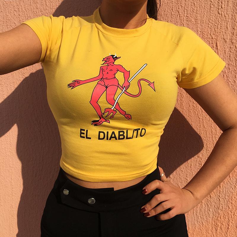 el diablito yellow top