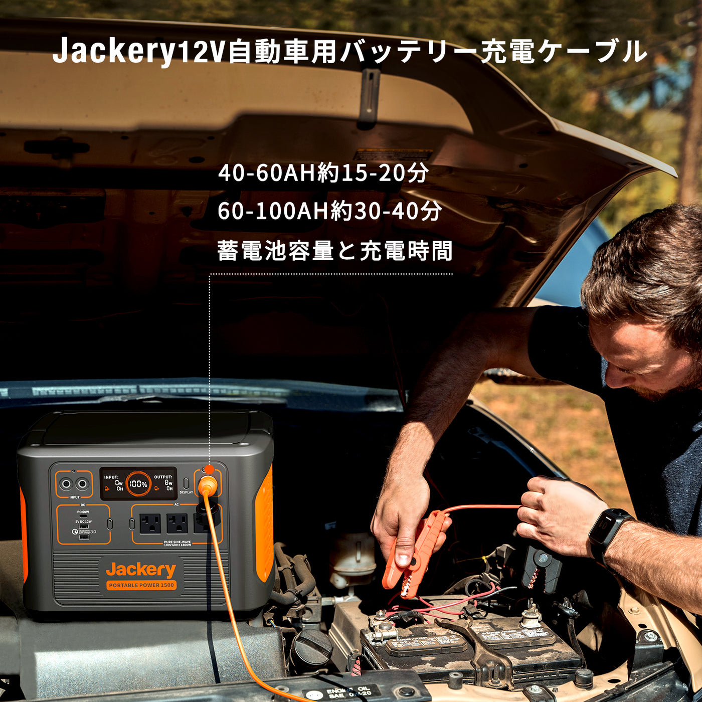 Begin掲載 □Jackery ポータブル電源 400\u002612V自動車用バッテリー